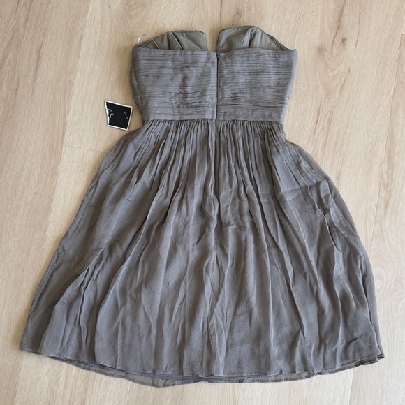 J. Crew Strapless Taupe Mini Dress - Picture 4 of 4